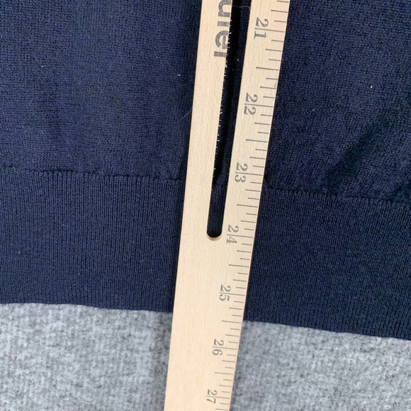 Suitsupply Wool Sweater Men Large Blue Long Sleeve Pullover Old Money - Picture 9 of 11